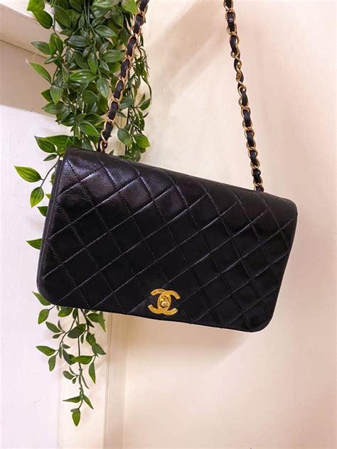 chanel classic flap vintage|Chanel vintage full flap.